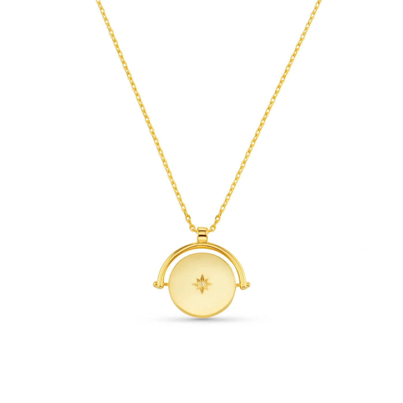 Starburst Coin Spinner Necklace 31466