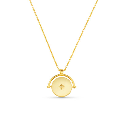 Starburst Coin Spinner Necklace 31466