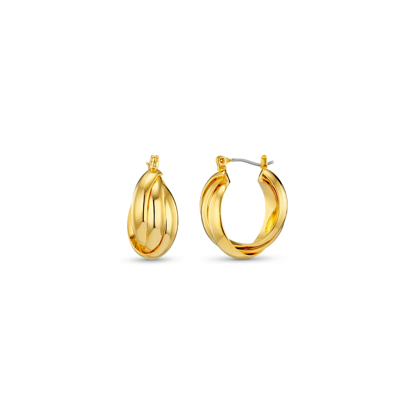 Small Interlocking Hoop Earrings 31450