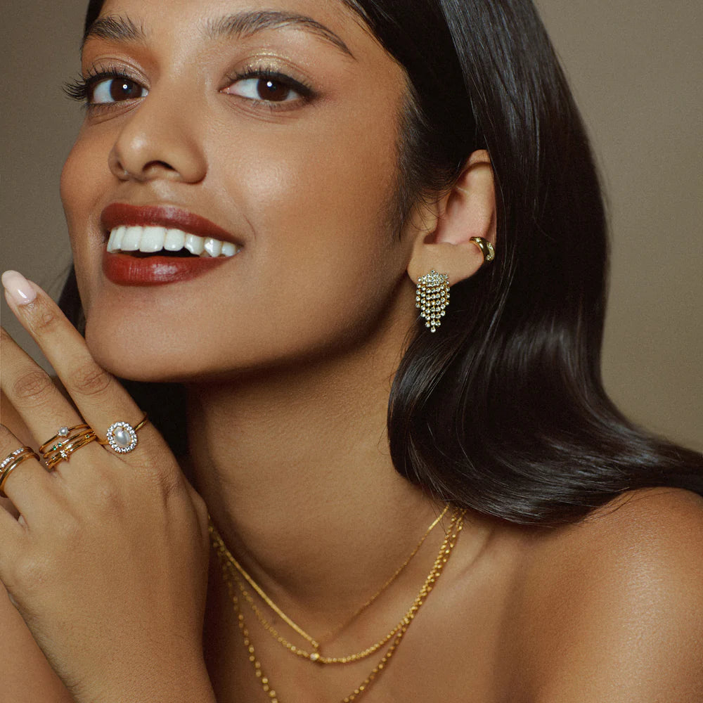 Mini Waterfall Cupchain Earrings 31572