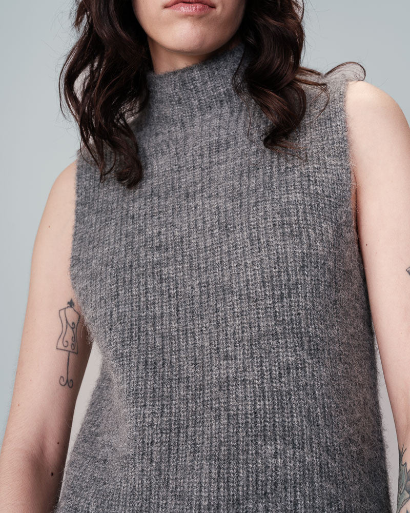 Naima Knit Top Grey