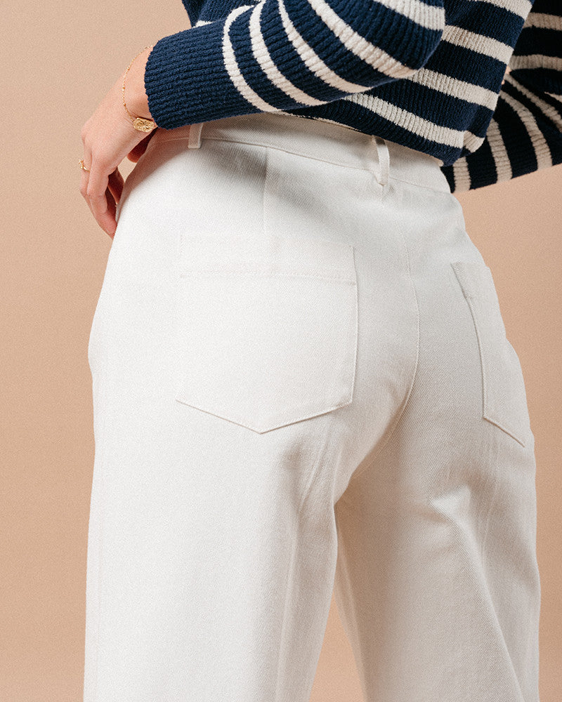 Maurice Trouser White