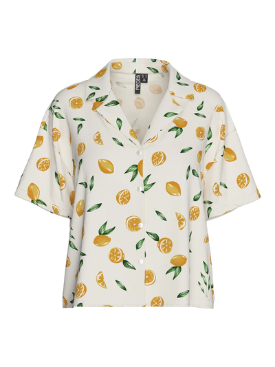 PcNya Shirt Lemon Print