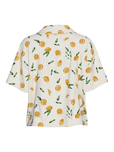 PcNya Shirt Lemon Print