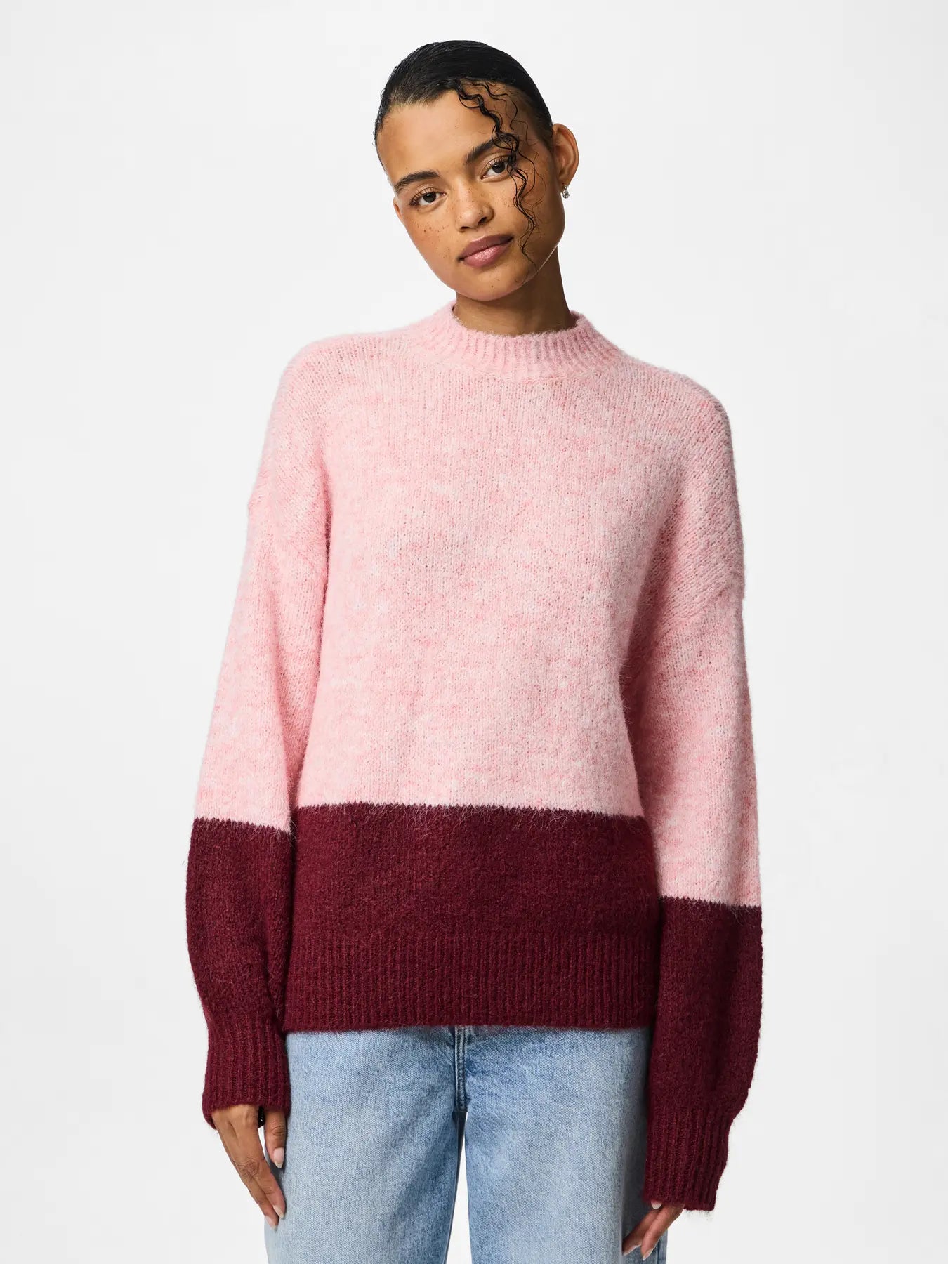 PcIvy Knit Pink/Tawny Port