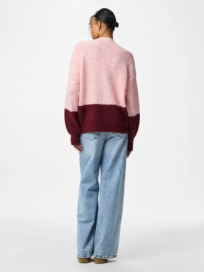 PcIvy Knit Pink/Tawny Port