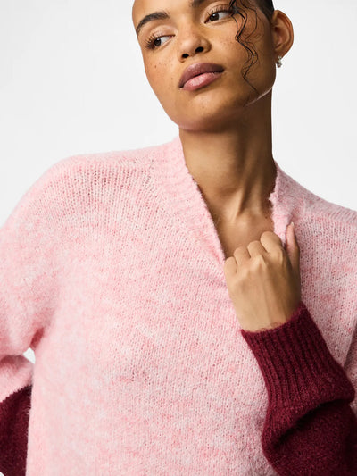 PcIvy Knit Pink/Tawny Port