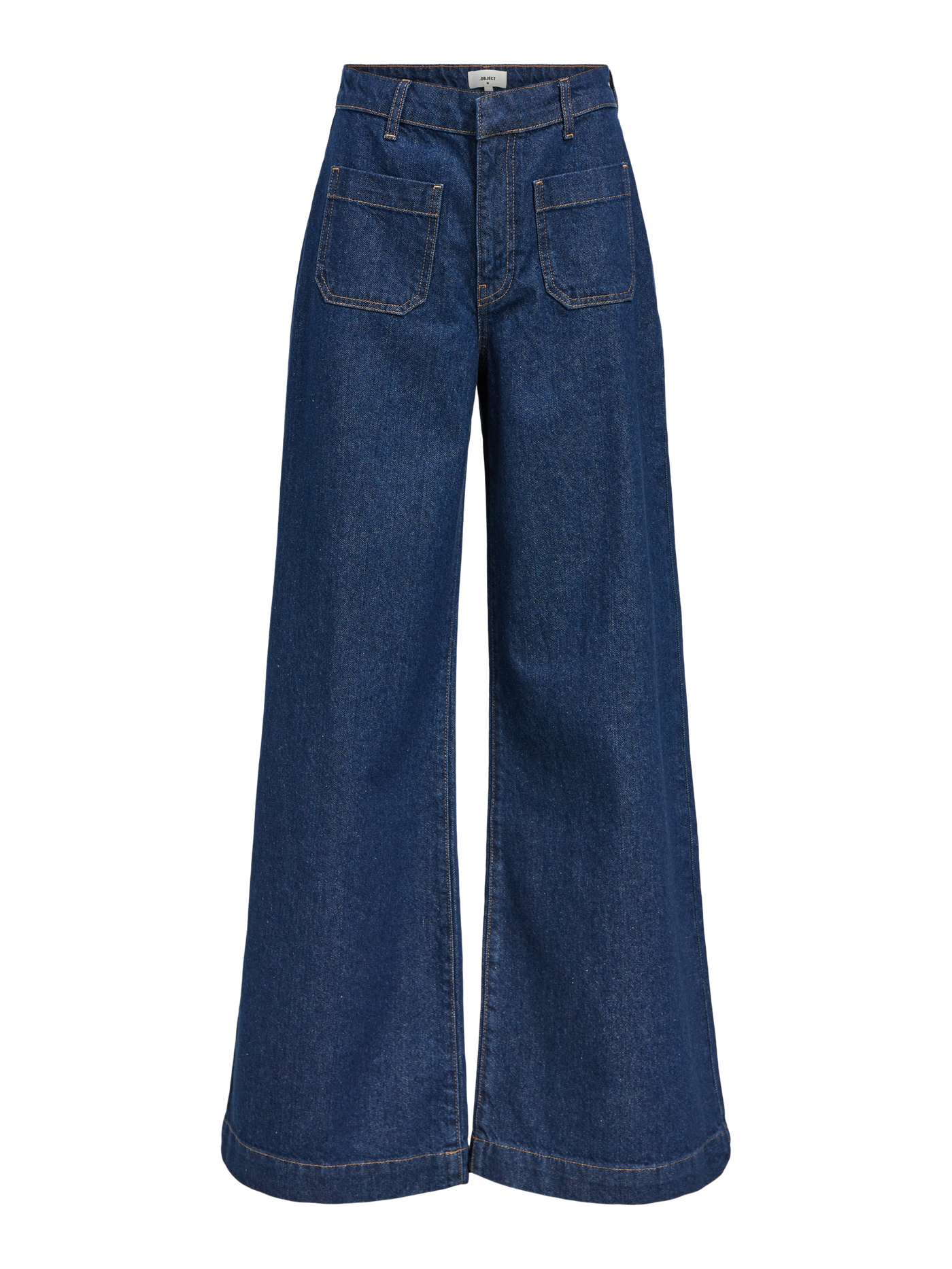 ObjBoletta HW Wide Jeans Dark Blue