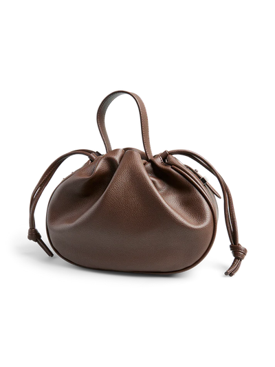 PcBalloon Bag Chicory Coffee Silver