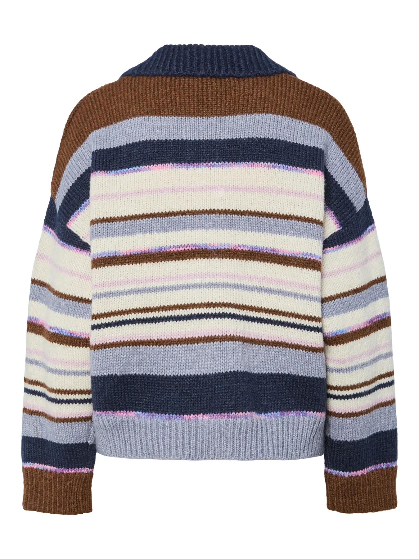 PcRye Polo Knit Blue/Brown