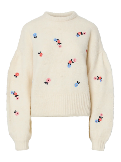 YasNanna Knit Birch/Multi Flowers