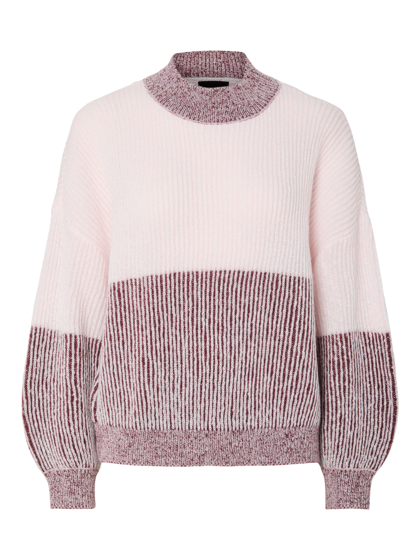 PcNella Knit Pink-a-boo Colorblock