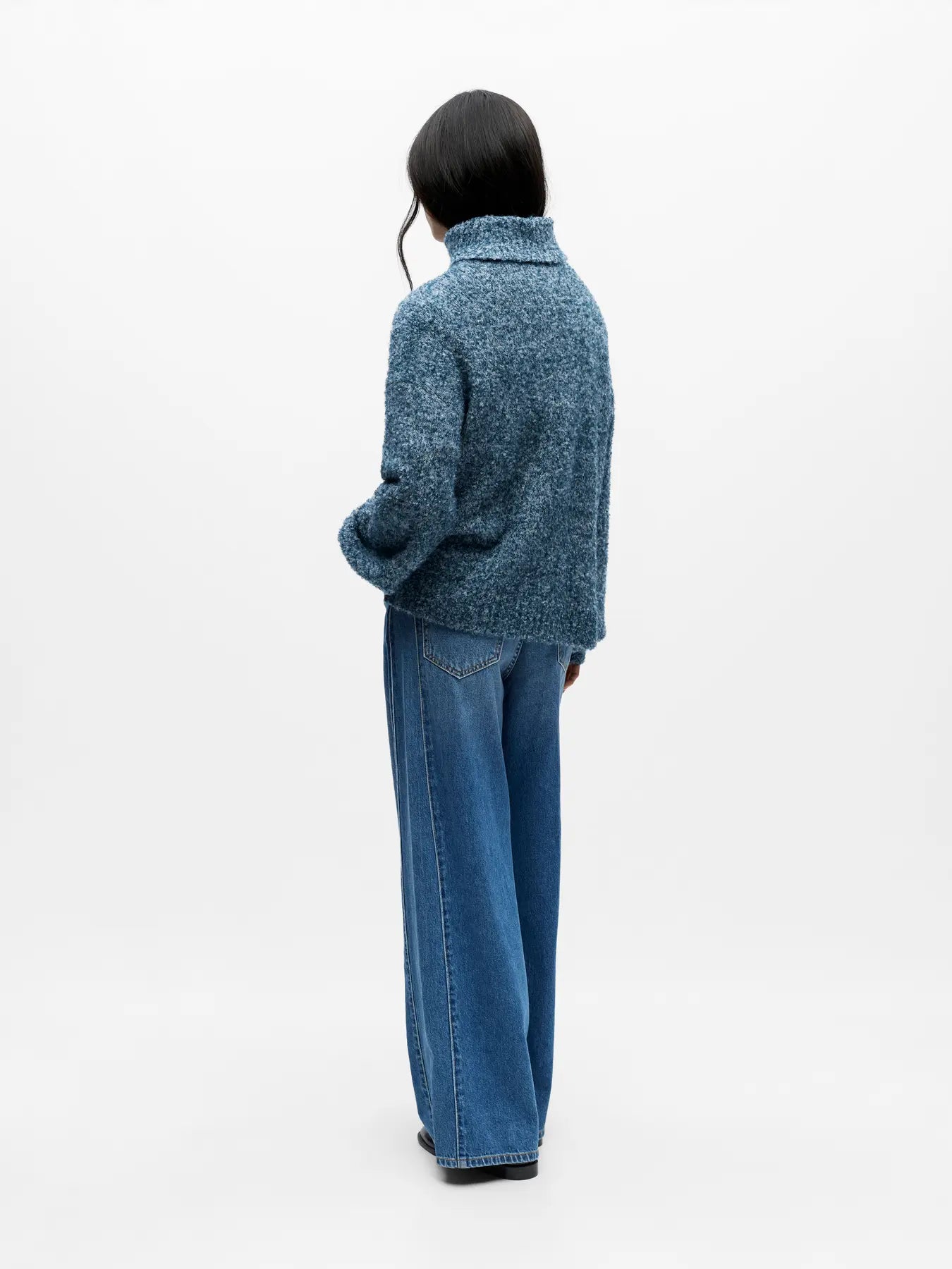 ObjKimia L/S Knit Legion Blue