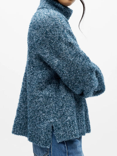 ObjKimia L/S Knit Legion Blue