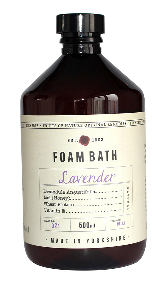 Lavender foam bath