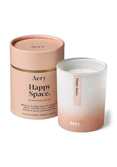 Happy space scented candle